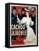 Cachou Lajaunie. Recommandé Aux Fumeurs Chauffeurs Cyclistes Etc, C. 1890-Francisco Tamagno-Framed Stretched Canvas