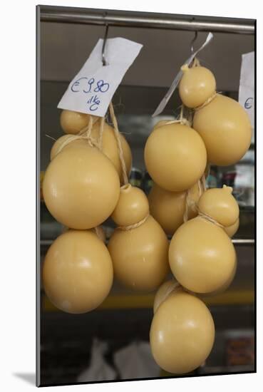 Caciocavallo Cheese for Sale in a Market in Martina Franca, Puglia, Italy, Europe-Martin-Mounted Photographic Print