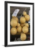 Caciocavallo Cheese for Sale in a Market in Martina Franca, Puglia, Italy, Europe-Martin-Framed Photographic Print