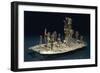 Cacique Guatavita, known as El Dorado's Raft in Gold and Emeralds, Colombia, Chibcha Civilization-null-Framed Giclee Print