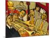 Cacophony in Jazz-Marsha Hammel-Mounted Giclee Print