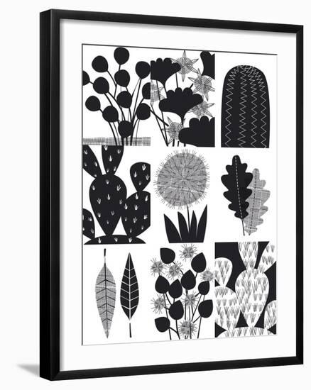 Cacti Composite-Sophie Ledesma-Framed Giclee Print