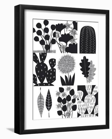 Cacti Composite-Sophie Ledesma-Framed Giclee Print
