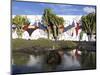 Cacti in Garden, Fundacion Cesar Manrique, Taro de Tahiche, Lanzarote, Canary Islands, Spain-Stuart Black-Mounted Photographic Print