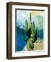 Cactus Abstract-Sisa Jasper-Framed Art Print
