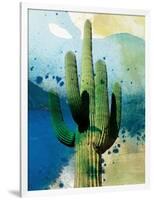 Cactus Abstract-Sisa Jasper-Framed Art Print