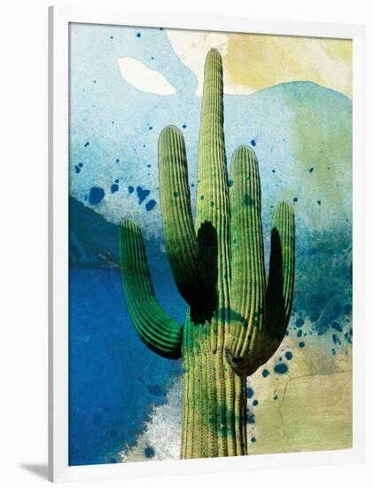 Cactus Abstract-Sisa Jasper-Framed Art Print