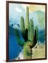 Cactus Abstract-Sisa Jasper-Framed Art Print