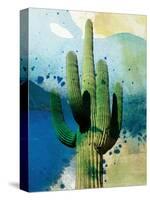 Cactus Abstract-Sisa Jasper-Stretched Canvas