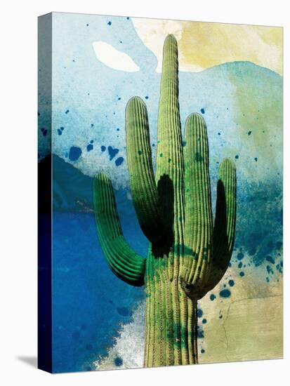 Cactus Abstract-Sisa Jasper-Stretched Canvas