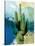 Cactus Abstract-Sisa Jasper-Stretched Canvas