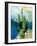 Cactus Abstract-Sisa Jasper-Framed Art Print