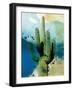 Cactus Abstract-Sisa Jasper-Framed Art Print