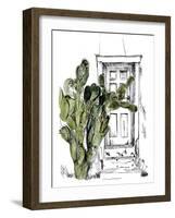 Cactus Door III-Jennifer Parker-Framed Art Print