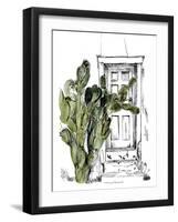 Cactus Door III-Jennifer Parker-Framed Art Print