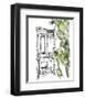 Cactus Door IV-Jennifer Parker-Framed Art Print