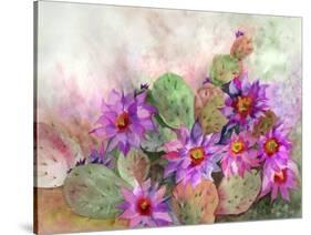 Cactus Garden-Neela Pushparaj-Stretched Canvas