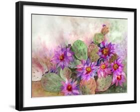 Cactus Garden-Neela Pushparaj-Framed Giclee Print