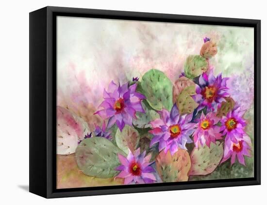 Cactus Garden-Neela Pushparaj-Framed Stretched Canvas