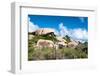 Cactus Growing on the Ayo Rock Formations, a Group of Monolithic Rock Boulders near Ayo Village in-PlusONE-Framed Photographic Print