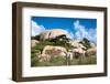 Cactus Growing on the Ayo Rock Formations, a Group of Monolithic Rock Boulders near Ayo Village in-PlusONE-Framed Photographic Print