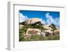 Cactus Growing on the Ayo Rock Formations, a Group of Monolithic Rock Boulders near Ayo Village in-PlusONE-Framed Photographic Print