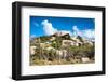 Cactus Growing on the Ayo Rock Formations, a Group of Monolithic Rock Boulders near Ayo Village in-PlusONE-Framed Photographic Print