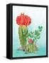 Cactus I-Paul Brent-Framed Stretched Canvas