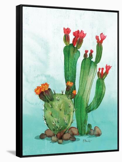 Cactus II-Paul Brent-Framed Stretched Canvas