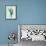 Cactus on Blue I-Mia Jensen-Framed Art Print displayed on a wall