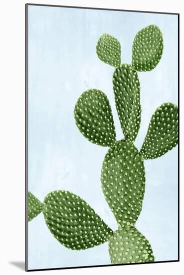 Cactus on Blue VI-Mia Jensen-Mounted Art Print