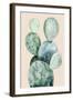 Cactus on Coral II-Grace Popp-Framed Art Print