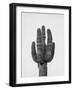 Cactus On Grey-LILA X LOLA-Framed Art Print