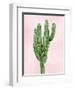 Cactus on Pink I-Mia Jensen-Framed Art Print