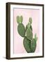 Cactus on Pink V-Mia Jensen-Framed Art Print