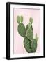 Cactus on Pink V-Mia Jensen-Framed Art Print