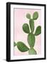 Cactus on Pink VI-Mia Jensen-Framed Art Print