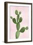 Cactus on Pink VII-Mia Jensen-Framed Art Print