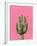 Cactus On Pink-LILA X LOLA-Framed Art Print