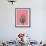 Cactus On Pink-LILA X LOLA-Framed Art Print displayed on a wall