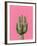 Cactus On Pink-LILA X LOLA-Framed Art Print