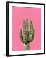 Cactus On Pink-LILA X LOLA-Framed Art Print