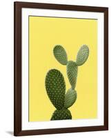 Cactus On Yellow-LILA X LOLA-Framed Art Print