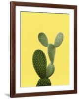 Cactus On Yellow-LILA X LOLA-Framed Art Print