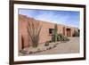 Cactus outside an adobe building, Tucson, Arizona, Usa.-Julien McRoberts-Framed Premium Photographic Print