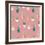 Cactus Pattern 2-Kimberly Allen-Framed Art Print