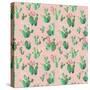 Cactus Pattern-Kimberly Allen-Stretched Canvas