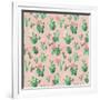 Cactus Pattern-Kimberly Allen-Framed Art Print