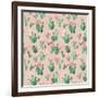 Cactus Pattern-Kimberly Allen-Framed Art Print