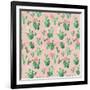 Cactus Pattern-Kimberly Allen-Framed Art Print